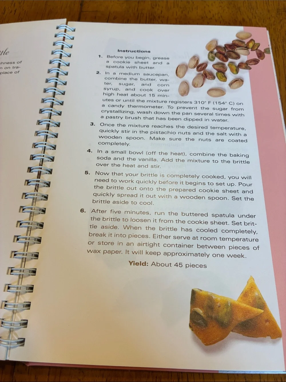 Vintage candy cookbook